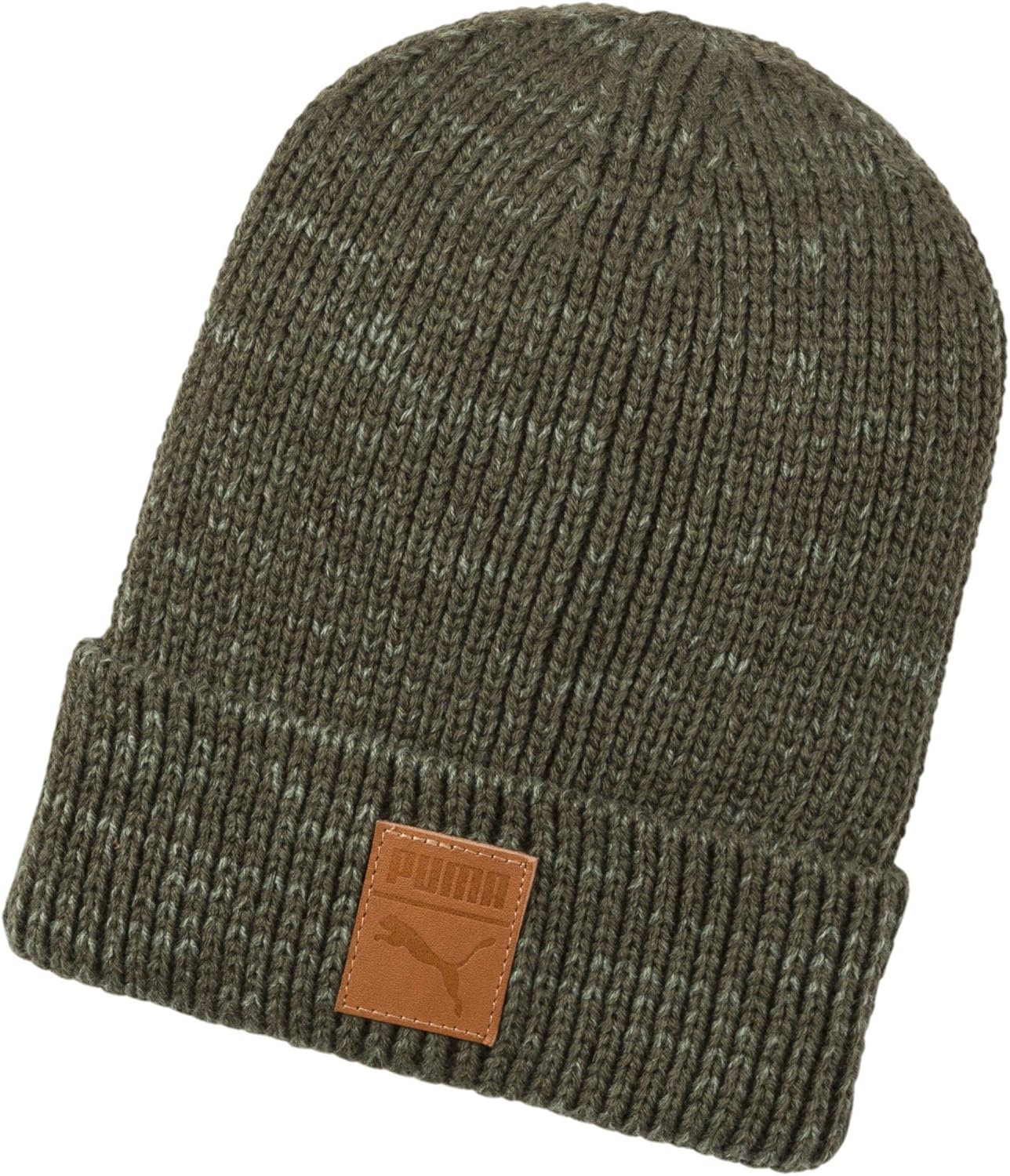 Puma Golf Unisex Dock Worker Acrylic Heather Knit Fold Over Beanie Amazon Co Uk Clothing