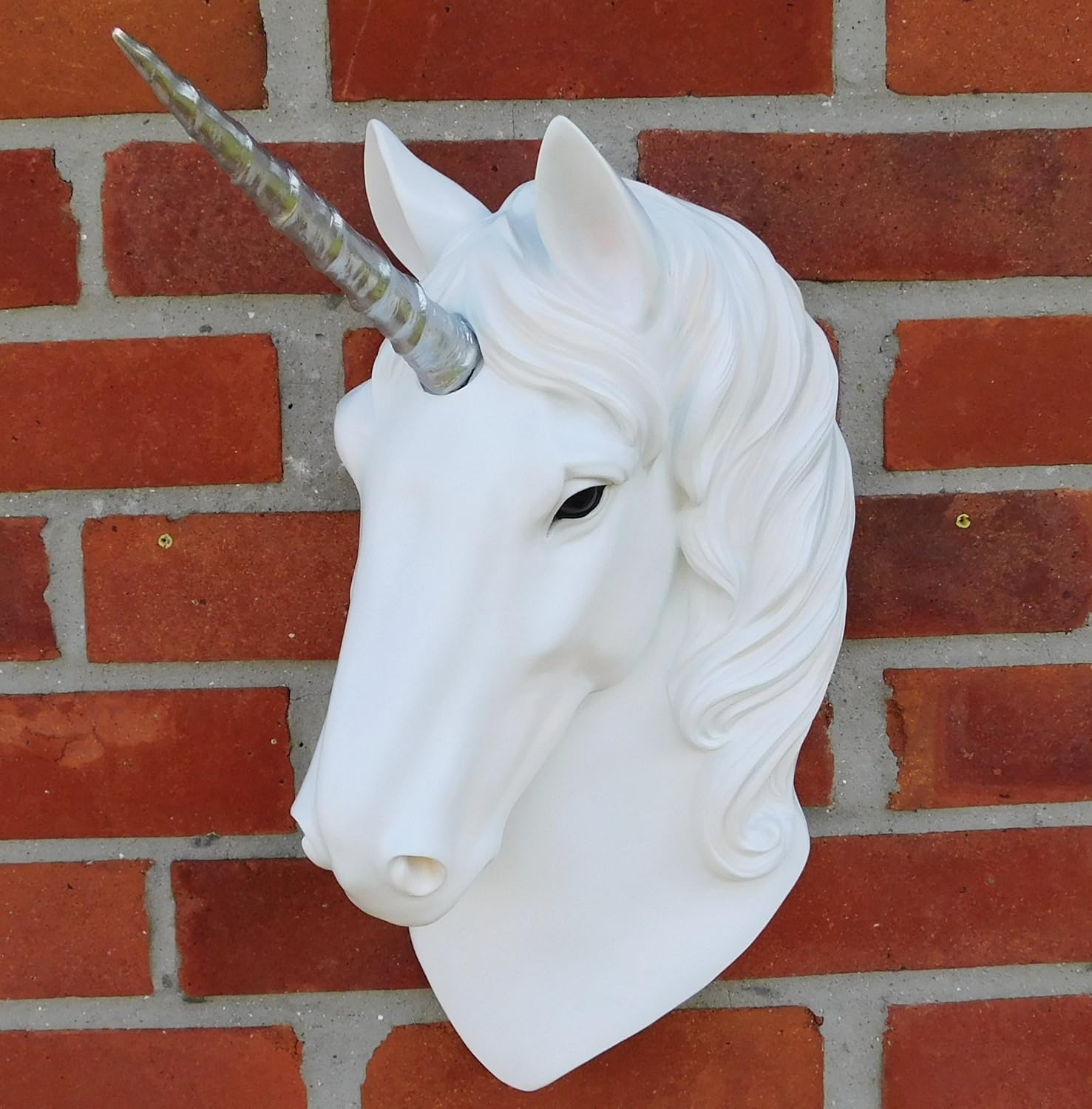 Unicorn Head Wall Plaque Large Mythical Wall Hanging Decor figure