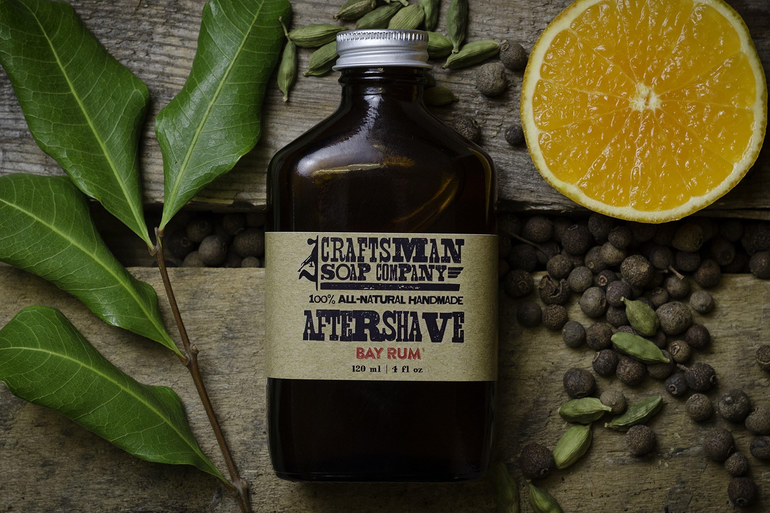 Bay Rum Aftershave, Scented with Essential Oils