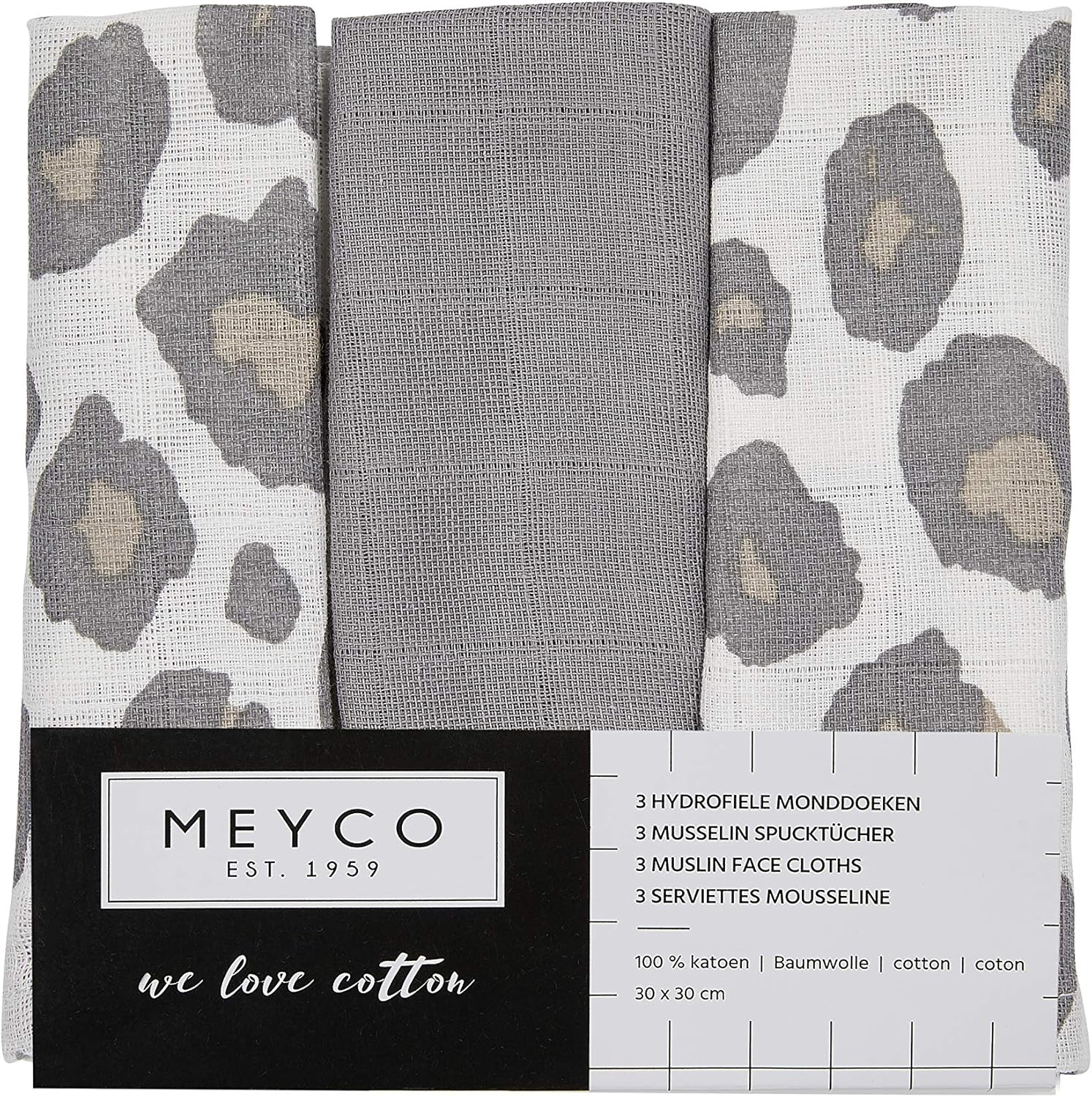 coloured muslin squares