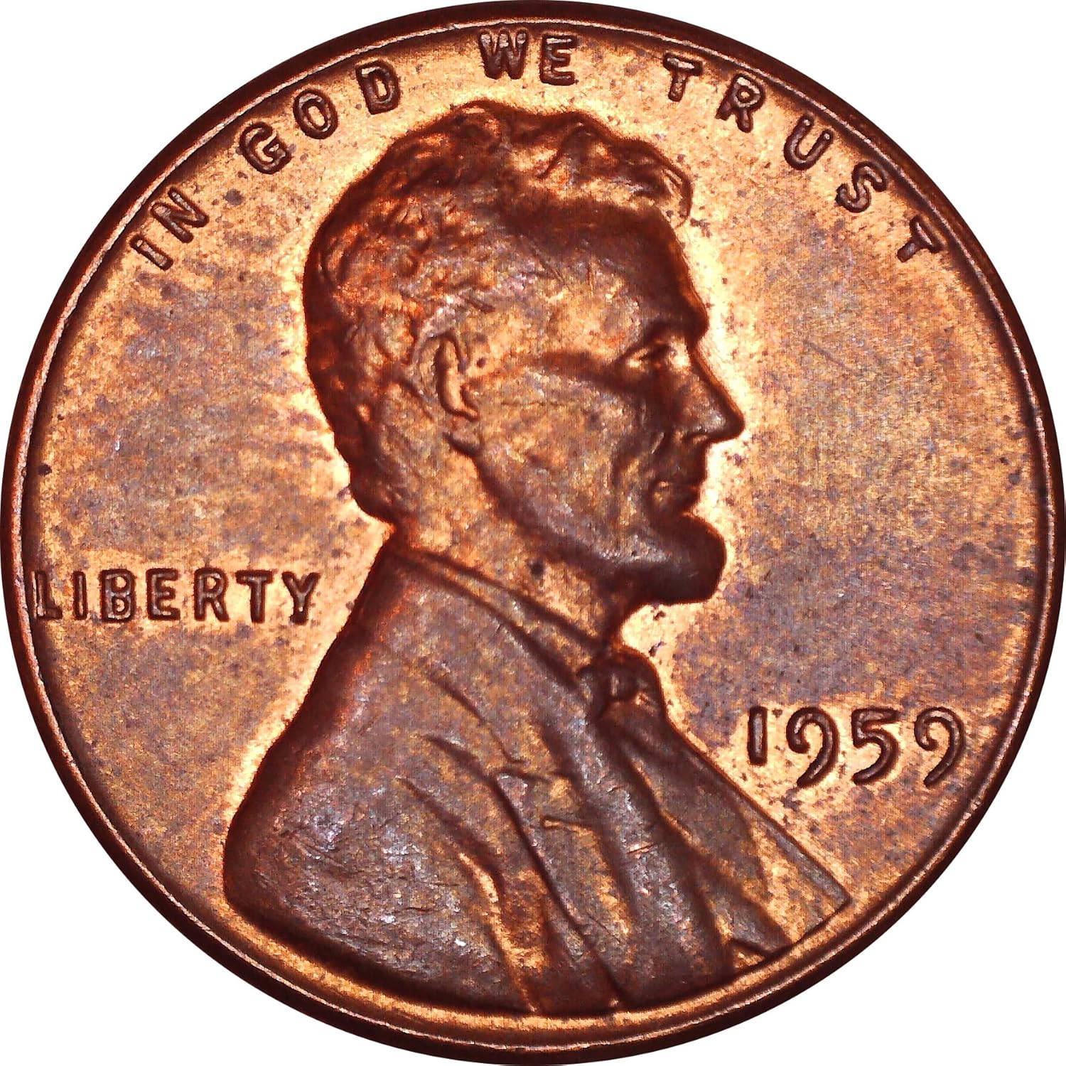 1959 Lincoln Memorial Cent Penny Gem Proof Mint Coin No Mint Mark