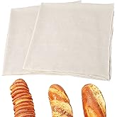 Fanfanwin Tea Towels for Baking Sourdough Bread Towel 28"x28" Flour Sack Towels All-Cotton Sack Bread Cloth Absorbent Kitchen for Making Basket Cloth Napkin Dough Raising Baguettes(2 Pcs)