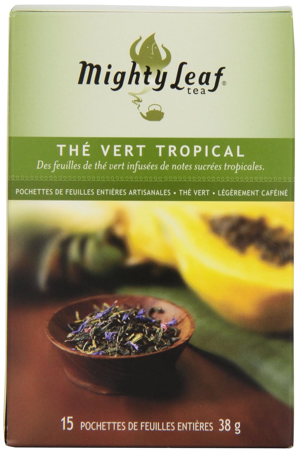 Amazoncom Mighty Leaf Green Tea Tropical 15 Pouches Pack Of Amazoncom Mighty Leaf Green Tea Tropical 15 Pouches Pack Of