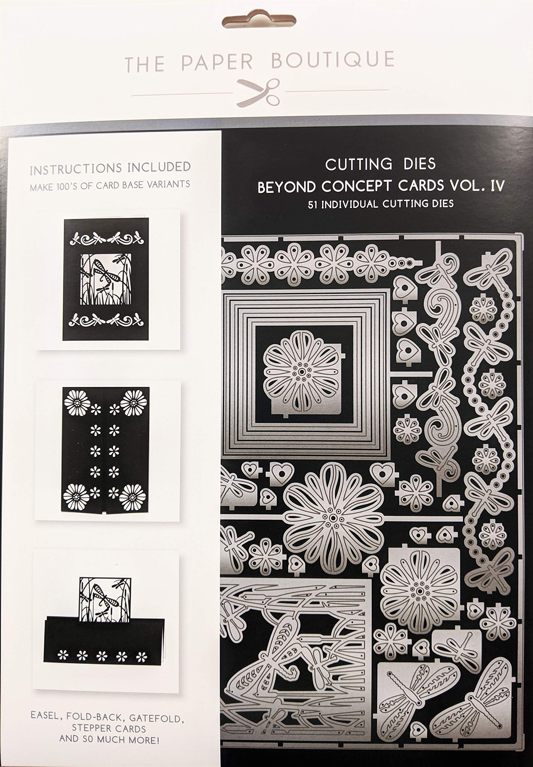 Paper Boutique Concept Card-Butterflies Vol 4-Die Set, Metal, Mixed Sizes