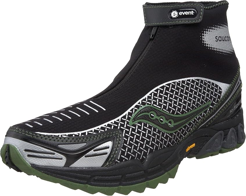 Saucony Men's ProGrid Razor Trail Running Shoe, Black