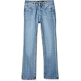 Lucky Brand Girls 5-Pocket Stretch Bootcut Fit Denim Jean, Zipper Fly & Button Closure