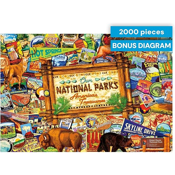 Amazon.com: Springbok's Route 66 Nostalgic 2000 Piece Adult Jigsaw