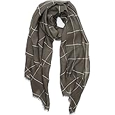 YOUR SMILE Ladies/Women's Lightweight Floral Print/Solid Color mixture Shawl Scarf For Spring Summer season