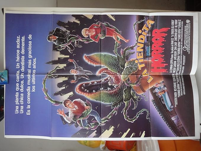 Original Spanish Movie Poster Little Shop Of Horror Tiendita Del Horror Rick Moranis At Amazon S Entertainment Collectibles Store
