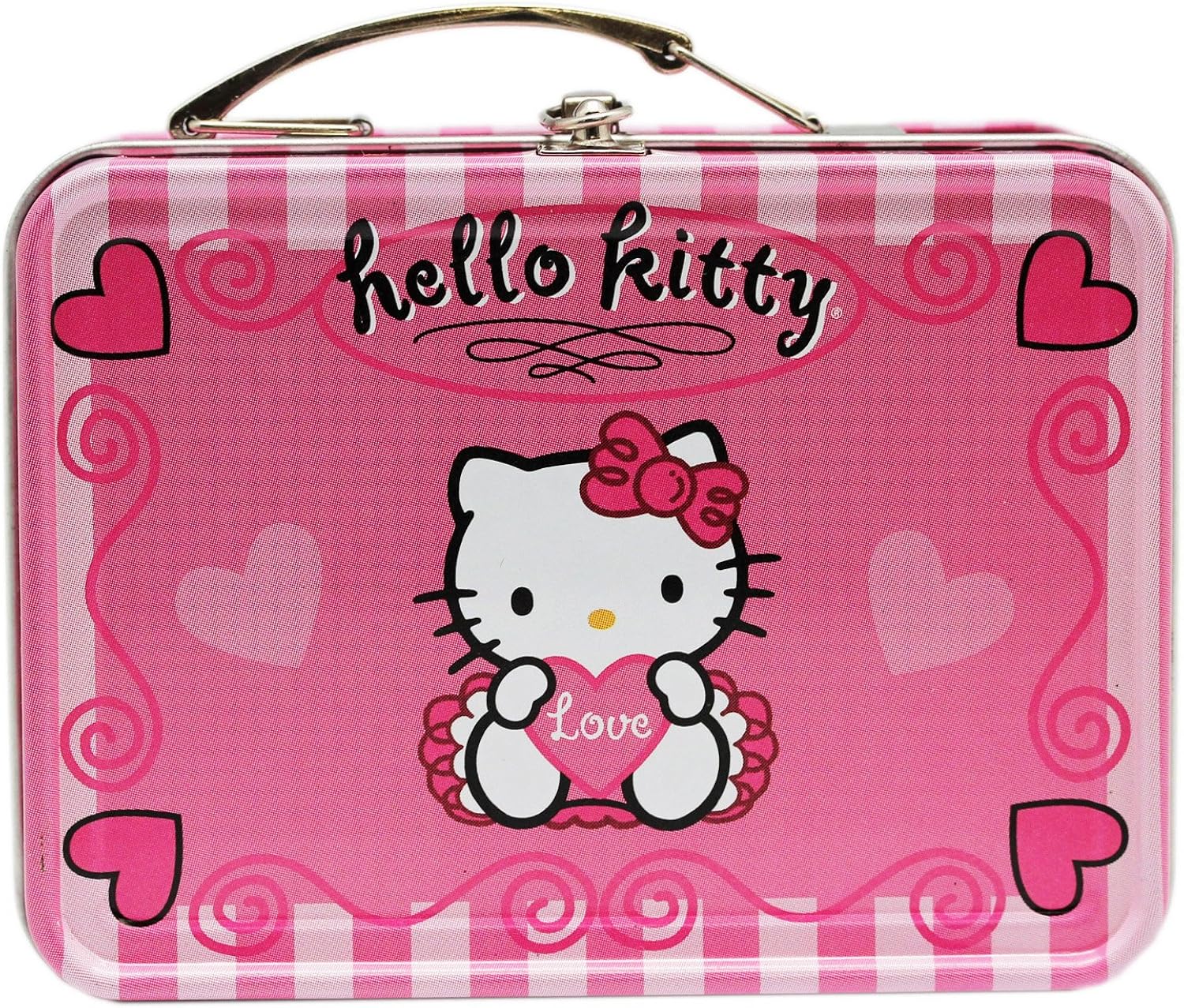 Hello Kitty Love and Hearts - Caja de almacenaje con asa, color rosa: Amazon.es: Joyería