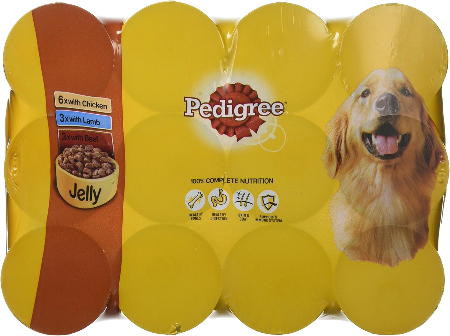 PEDIGREE Dog Food Can Jelly Selection 12 x 385 g (Pack of 2) Amazon.co