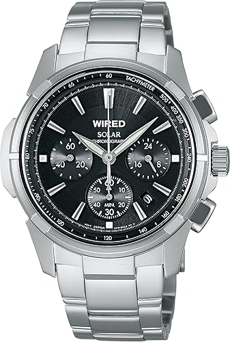 wired solar chronograph