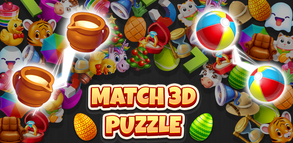 Pair Match 3D Puzzle Game Classic Tile Matching