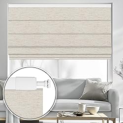 Sulugood No Tools No Drill Cordless Blackout Roman