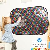 ODOXIA Sensory Wall Sequin Flip Fabric Kids Reversible Sequins ADHD Toy view 2