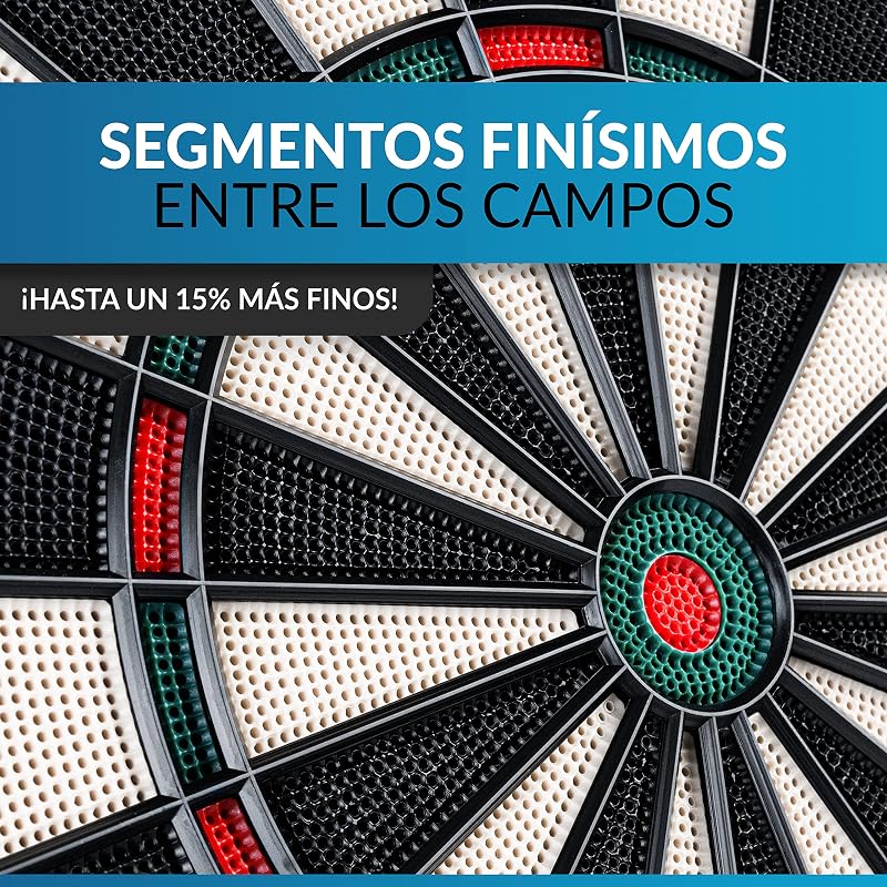 Diana electrónica - Juego de Diana con 6 Dardos de Punta Suave [utilizables sin Cables] - Diana innovadora con 65 variaciones - [para 1-8 Jugadores]