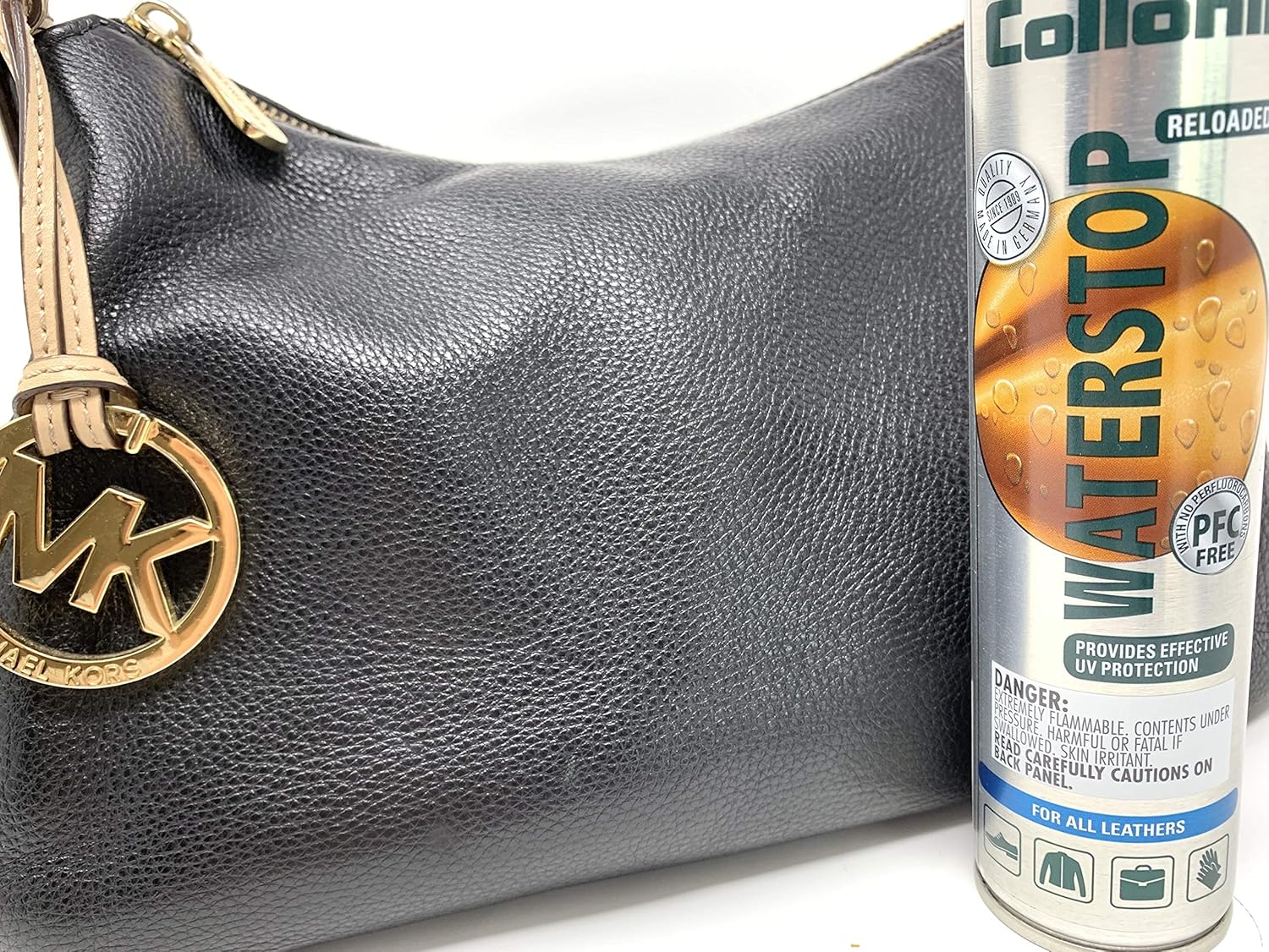 Collonil Waterstop Spray 200ml - Premium Protecting Spray Specially Designed To Protect Shoes and Handbags - New PFC Free Formula with UV Filter- Good for ALL MATERIALS– Made In Germany: Shoes