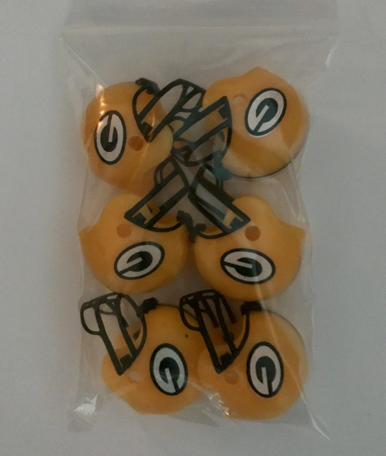 6 Pack Green Bay Packers 2017 Nfl Helmet Mini Football 2 Inch Helmets Complete Team Logo Cake Toppers Party Favors Collectible Gumball Vending Toy New In Bag Pencil Cap Amazon In Home