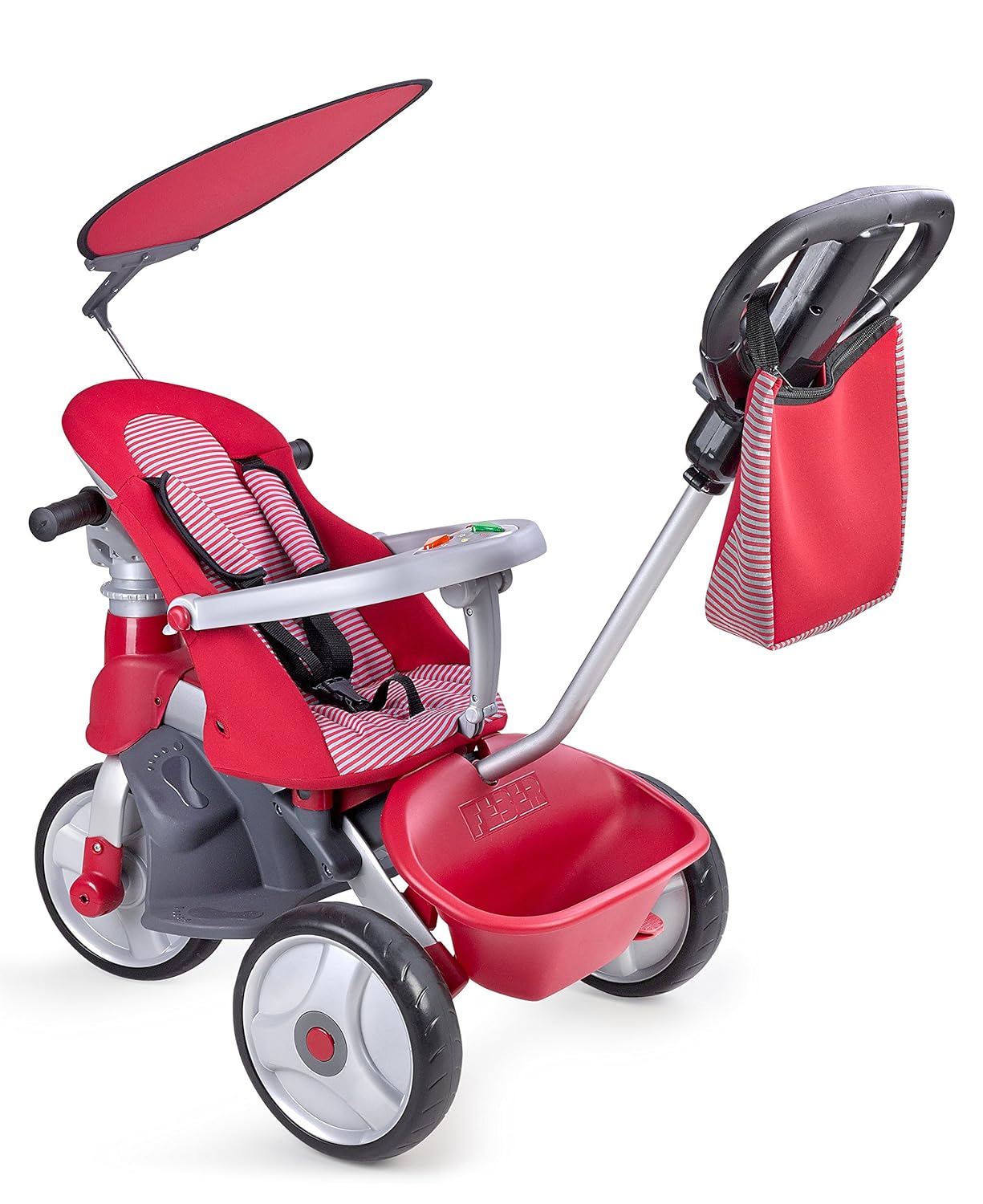 Feber Baby Trike Easy Evolution triciclo color rojo Famosa