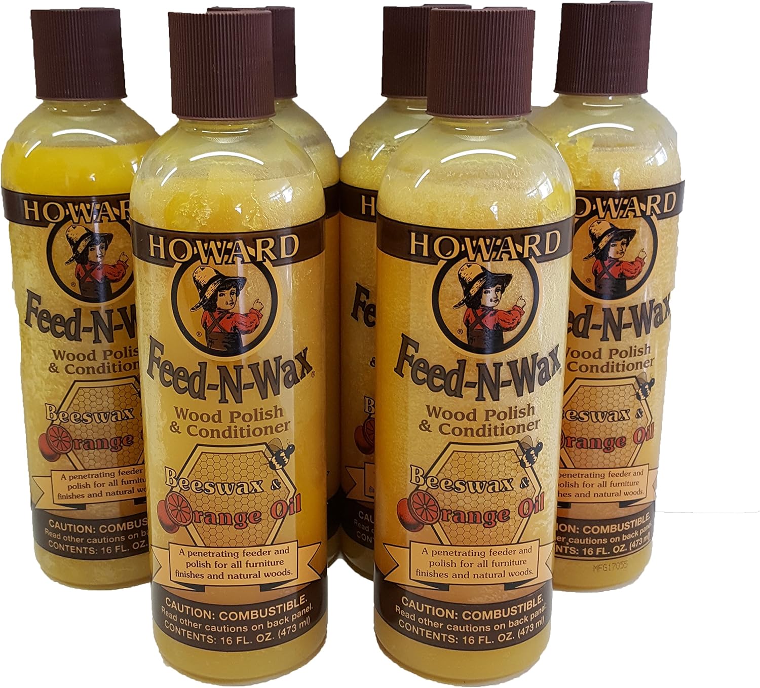 Howard 16oz Feed N Wax – 6 Pack