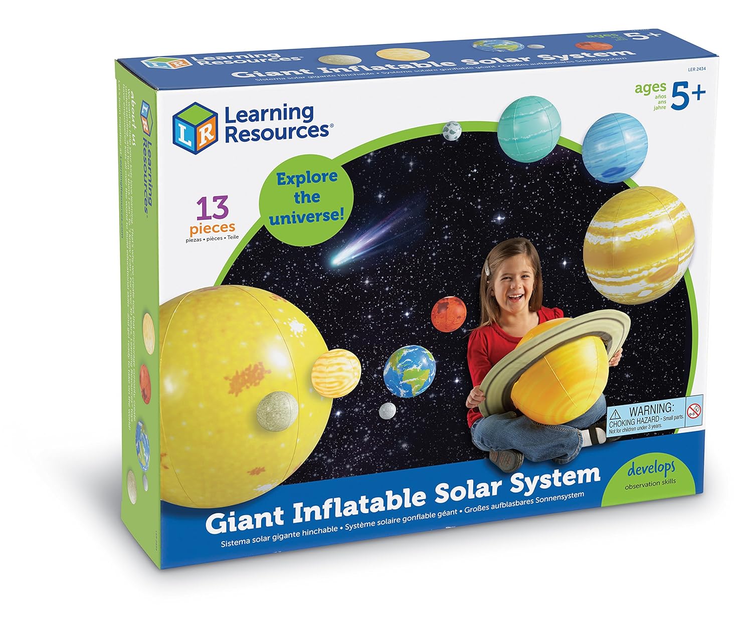 Learning Resources Inflatable Solar System Set Amazon.co.uk Toys & Games