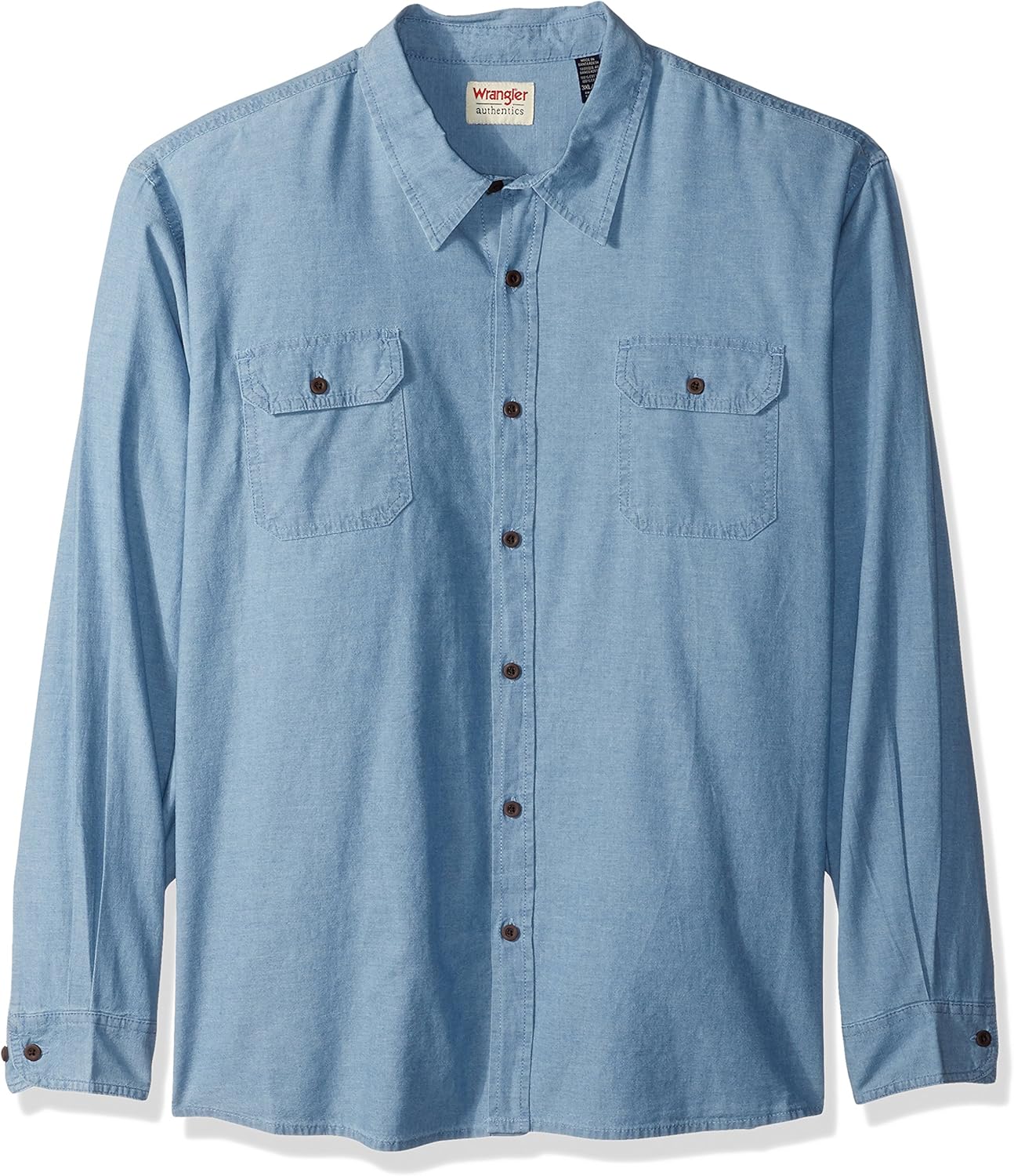 Wrangler Men's BigTall Authentics Big & Tall Long Sleeve Classic Woven