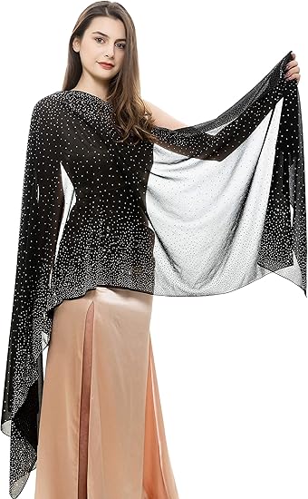 chiffon shawls for dresses