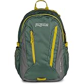 JanSport 32L Agave Hiking Backpack - 15 In Laptop, Cargo Green | Daypack with Universal 3L Hydration System or 15 Inch Laptop Sleeve, Ideal for Hiking and Traveling