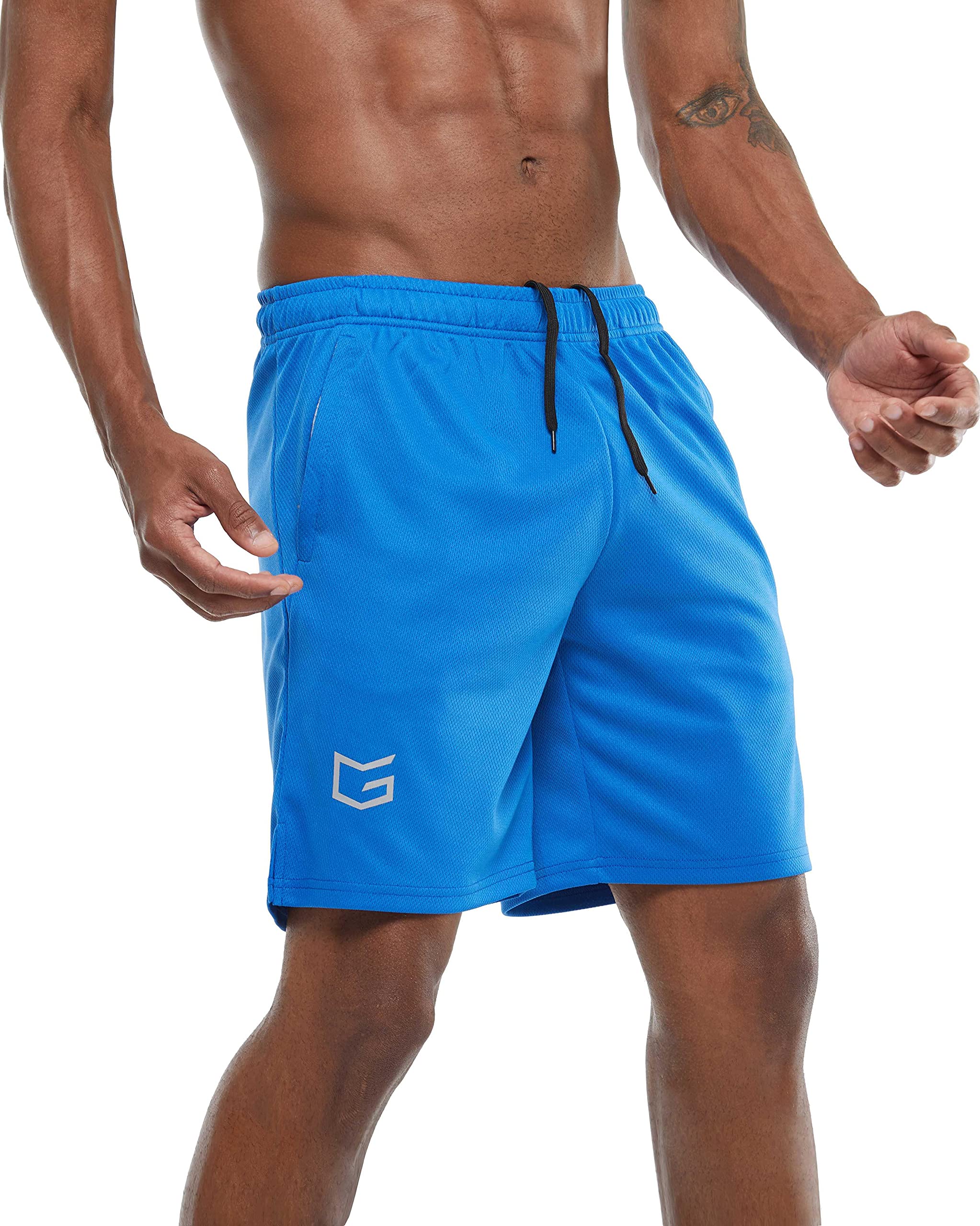 G Gradual Men's 7" Workout Running Shorts Quick Dry
