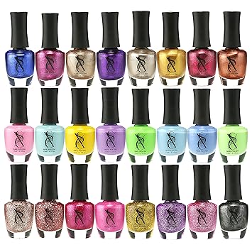 Amazon Com Sxc Cosmetics Nail Polish Set 15ml 0 5oz Full Size