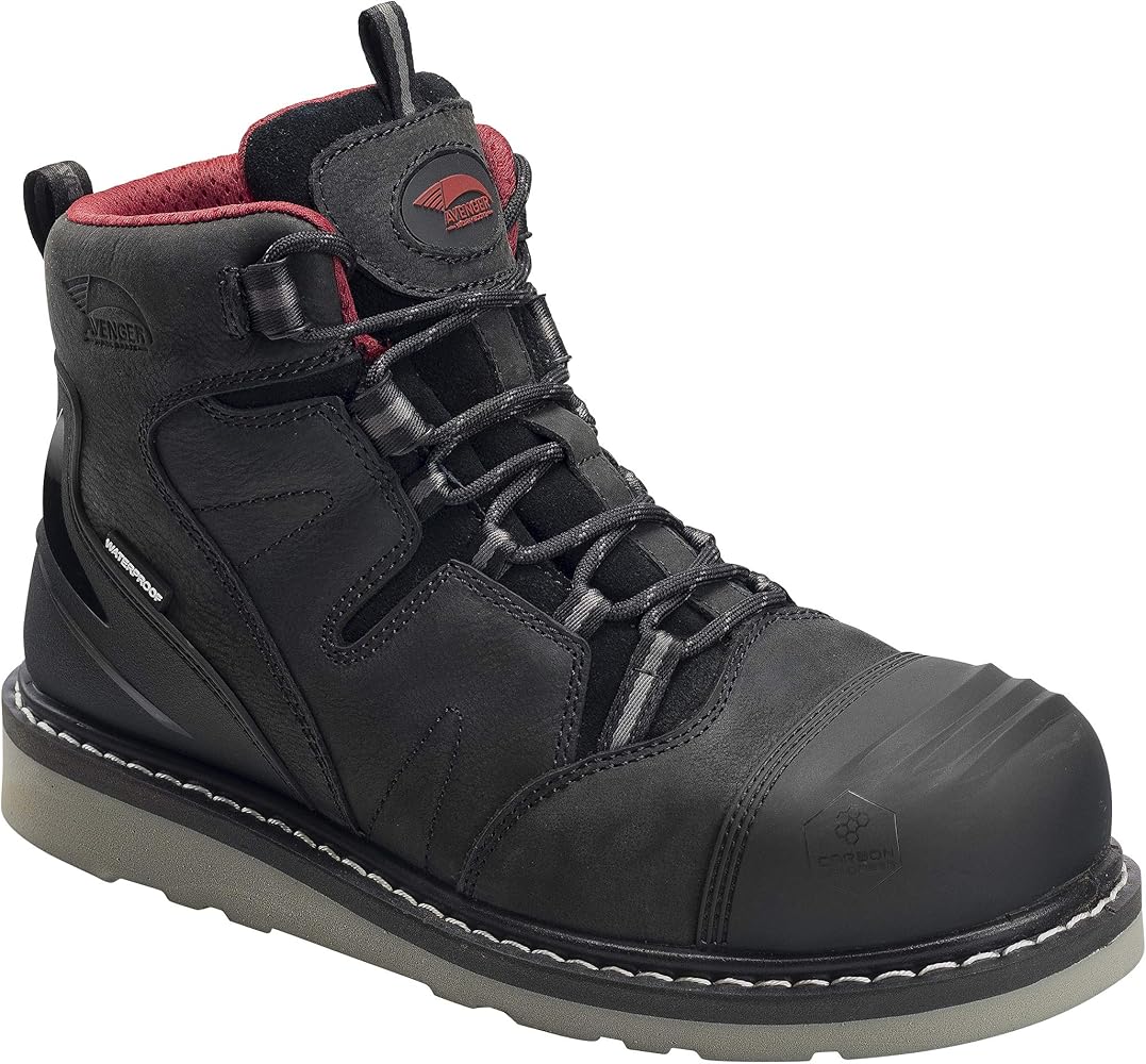 exposed steel toe boots