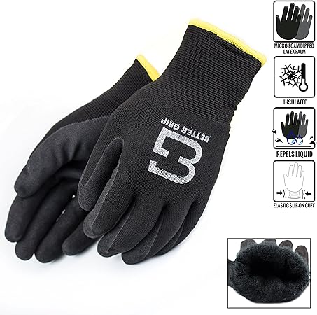 Better Grip Bgwans Safety Winter Insulated Double Lining Rubber