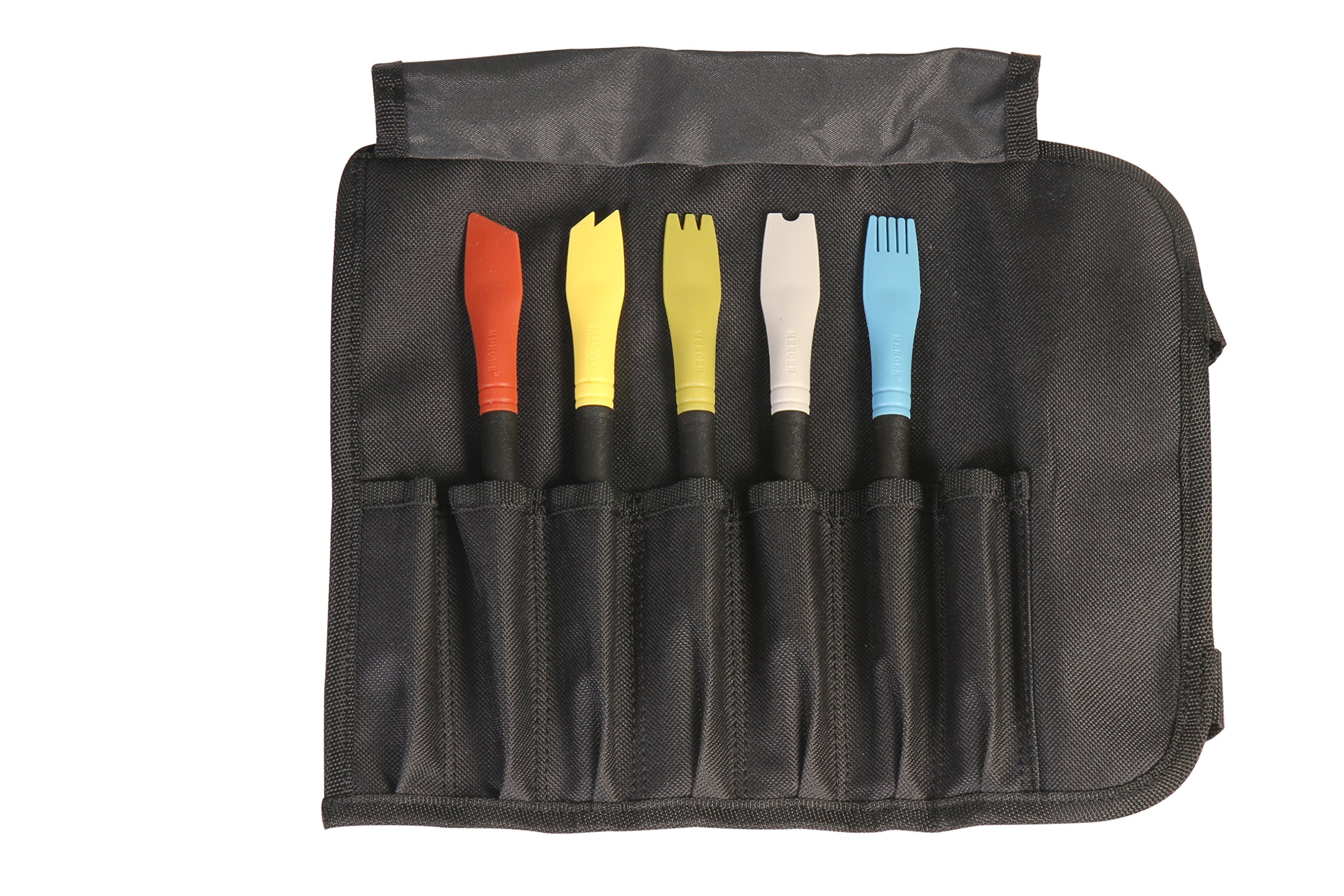 Mercer Culinary Silicone Brush Set, 6 Pieces, 12x12x3 cm