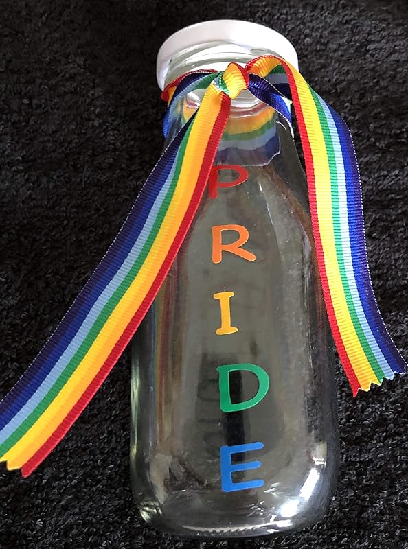 Rainbow Pride Milk bottle Show your pride during the month of June or year round