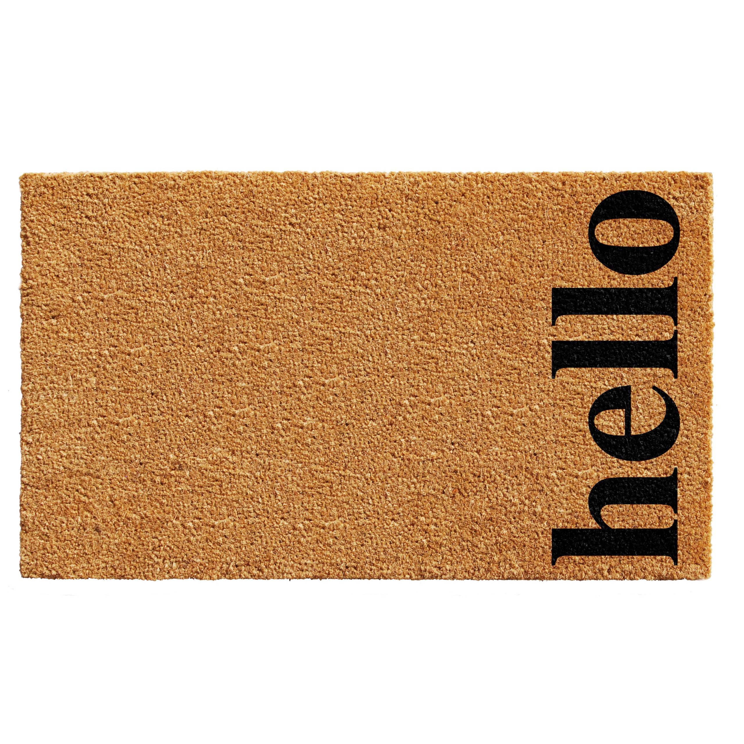 Calloway Mills AZ102613048NBB Incline Hello Doormat Natural/Black, 30" x 48" Image