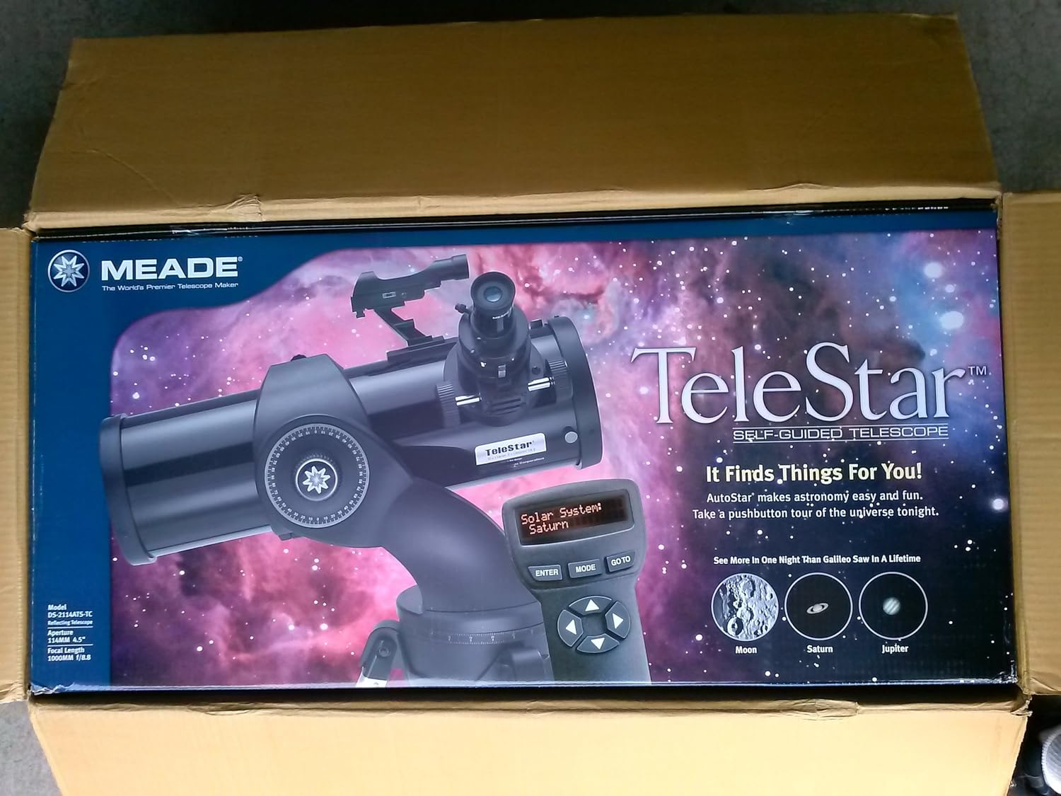 Meade Telestar 4.5 in Reflecting Telescope Camera & Photo