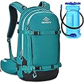 Semsty Ski and Snowboard Hydration Backpack - Cold-Weather Winter - 2L Water Reservoir and Insulated Harness