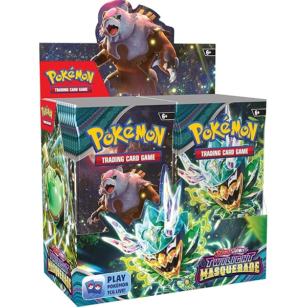 Amazon.com: Pokemon TCG: Scarlet and Violet: Temporal Forces: Booster  Display Box
