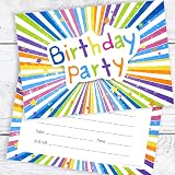 Olivia Samuel 20 Childrens Birthday Party Invitations A6 Postcard Size view 3