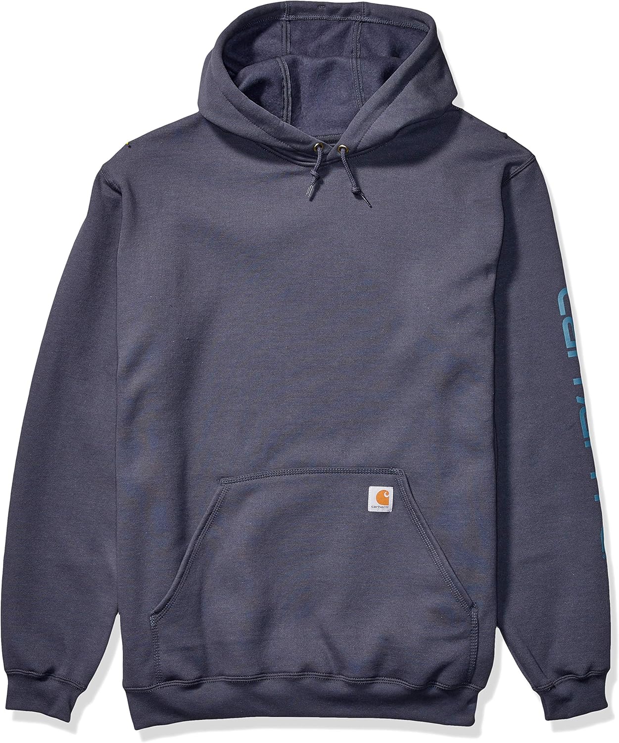 Carhartt Men's Midweight Sleeve Logo Hooded Sweatshirt (Regular and Big & Tall Sizes): Clothing