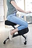 Sleekform Kneeling Posture Chair | Adjustable Ergonomic Office Stool with Wheels for Computer Work, Gaming, Meditation and Back Relief | Breathable Mesh Fabric