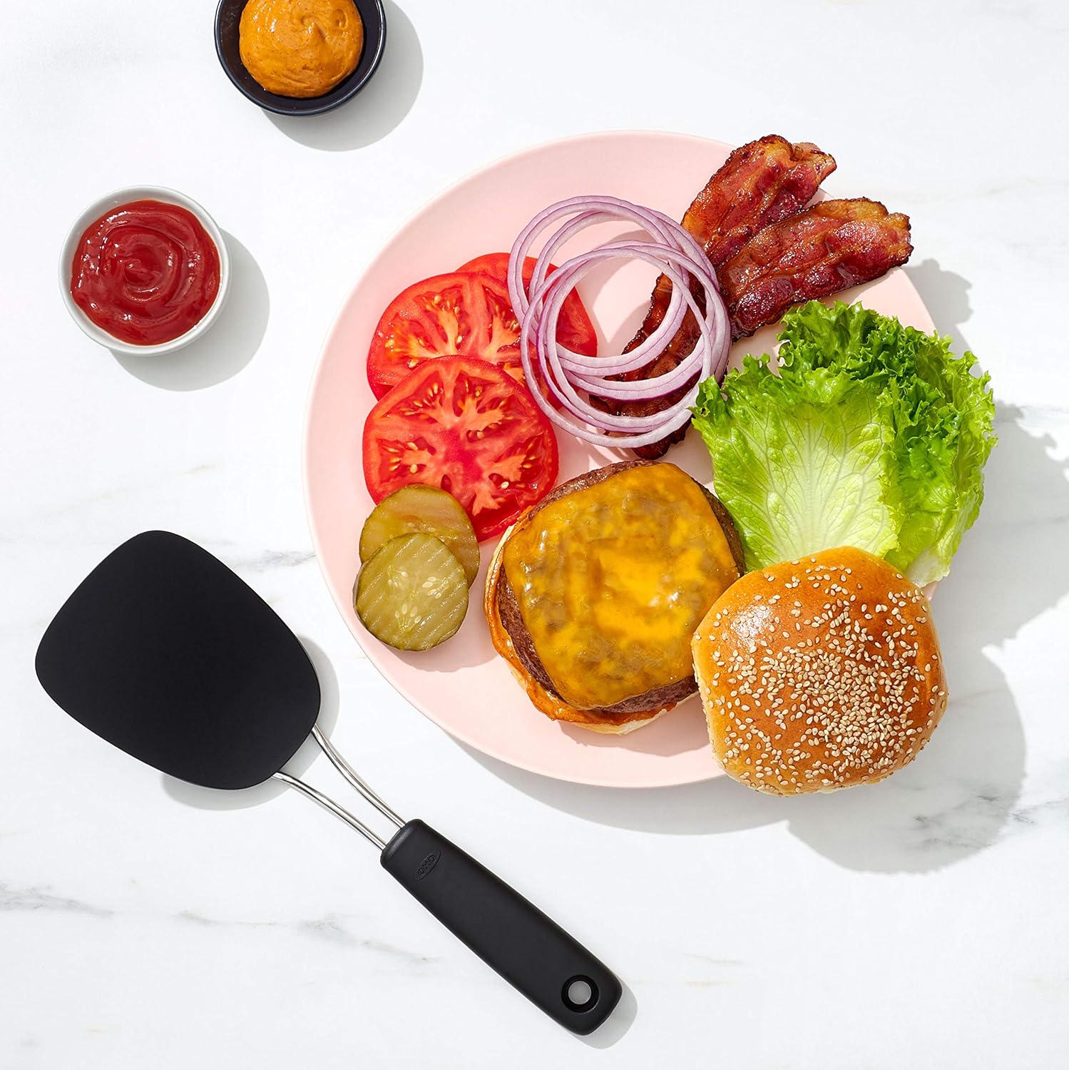 OXO Good Grips Nylon Flexible Turner, Black: Spatulas: Kitchen & Dining