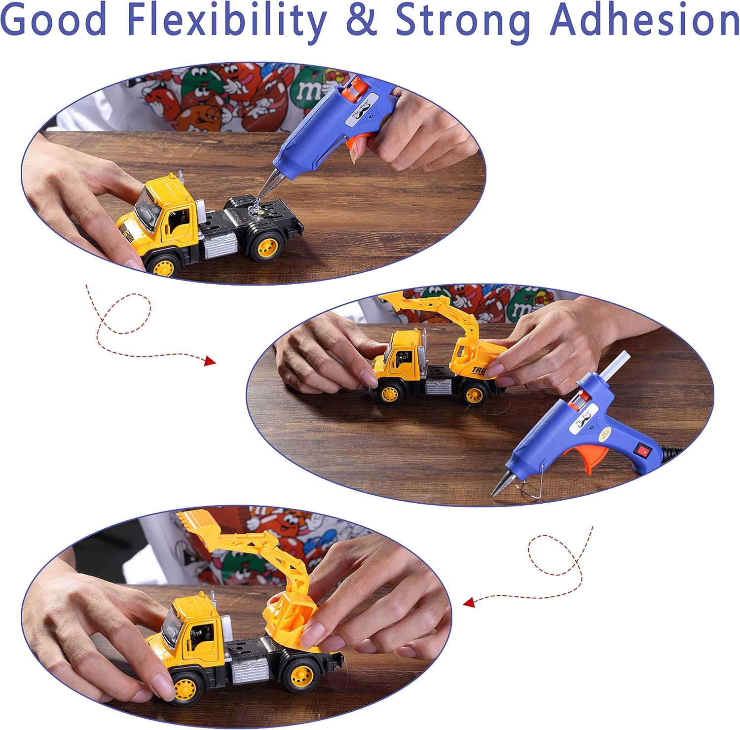 Mr. Pen- Hot Glue Gun with 10 Glue Stick, Glue Gun Kit, Glue Gun for Crafts, Craft Glue Gun, Glue Gun Mini, Hot Glue Gun with Glue Sticks, Mini Hot Glue Gun, Glue Gun Sticks Mini Size