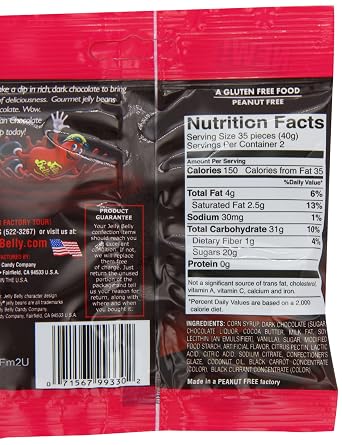 Jelly belly dips choc strawberry (071567993302)