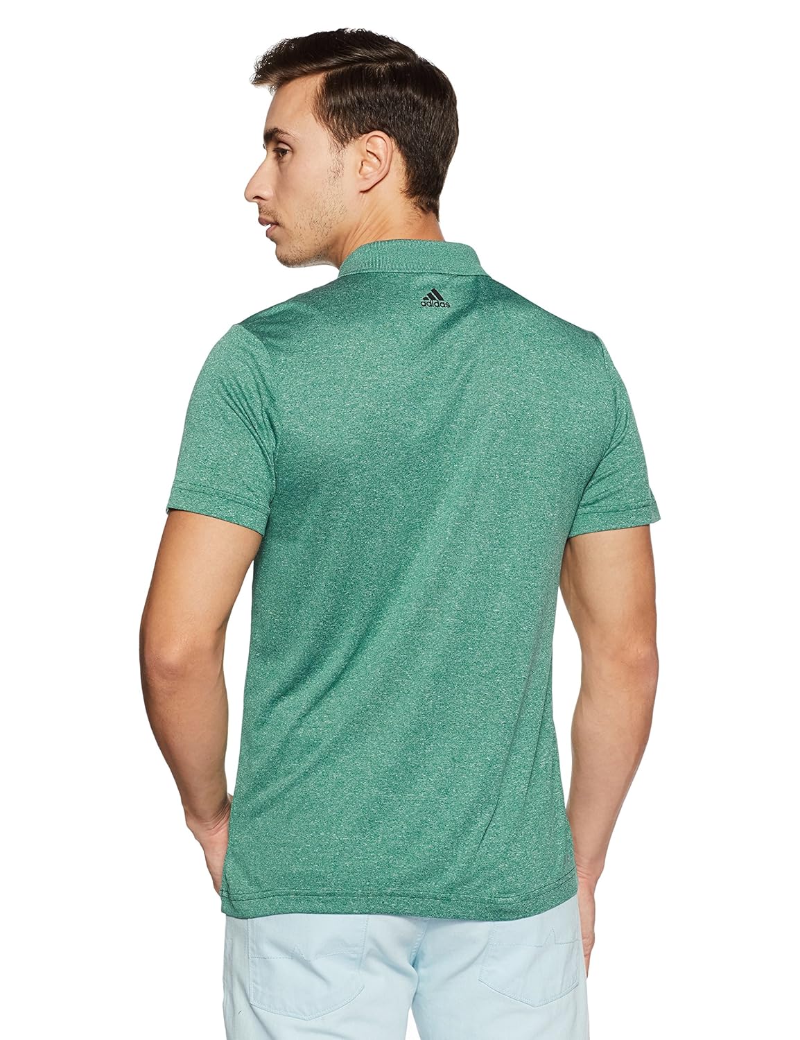 adidas men's plain regular fit polo
