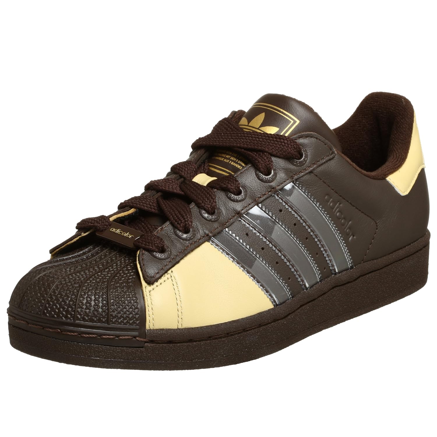 Buy Adidas Originals Men's Superstar II Sneaker, Sand/Brown/Brown, 5 M