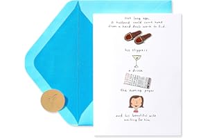 Papyrus Funny Fathers Day Card from Wife (Beautiful Wife)