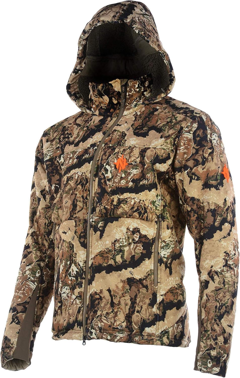 Nomad mens Scrape Jacket | Wind/Water Resistant & Insulated - Safety Strap Compatible: Clothing
