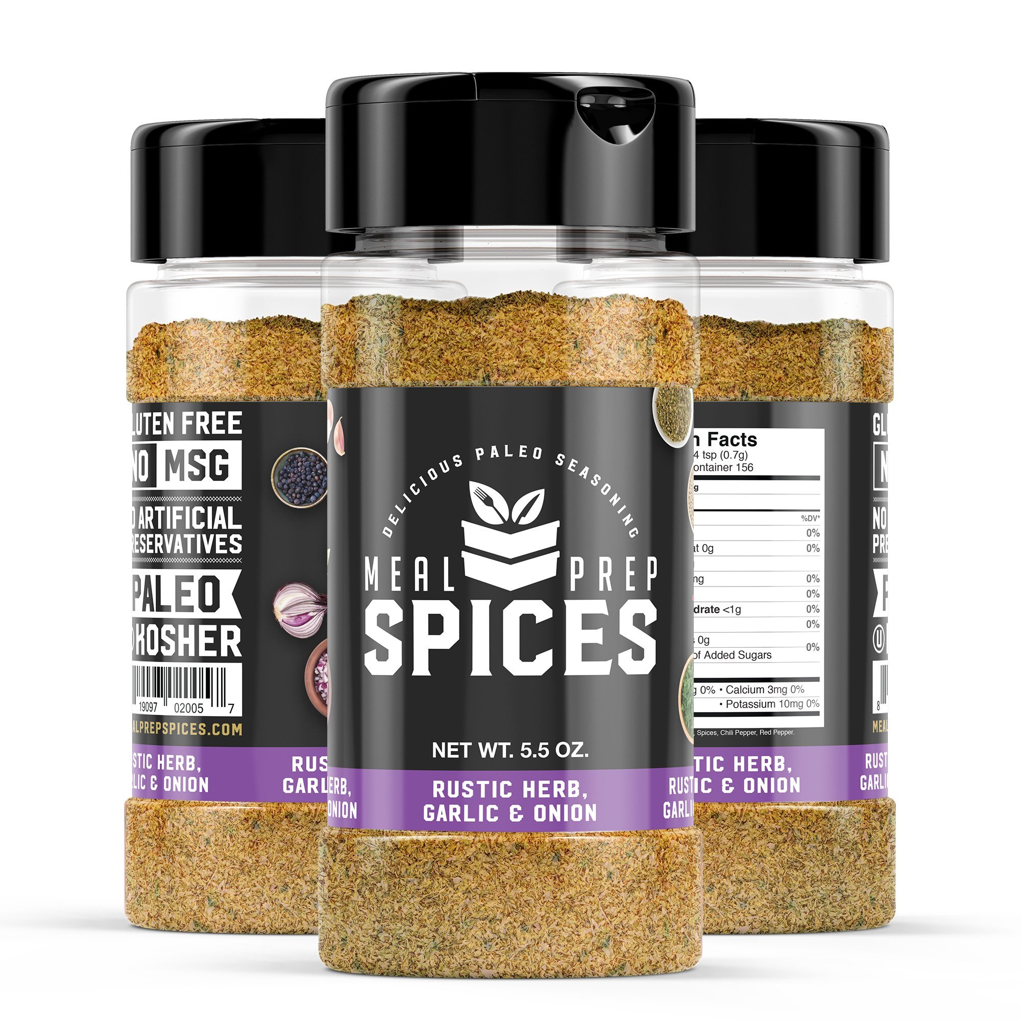 Meal Prep Spices Lemon Pepper Seasoning Paleo, Kosher