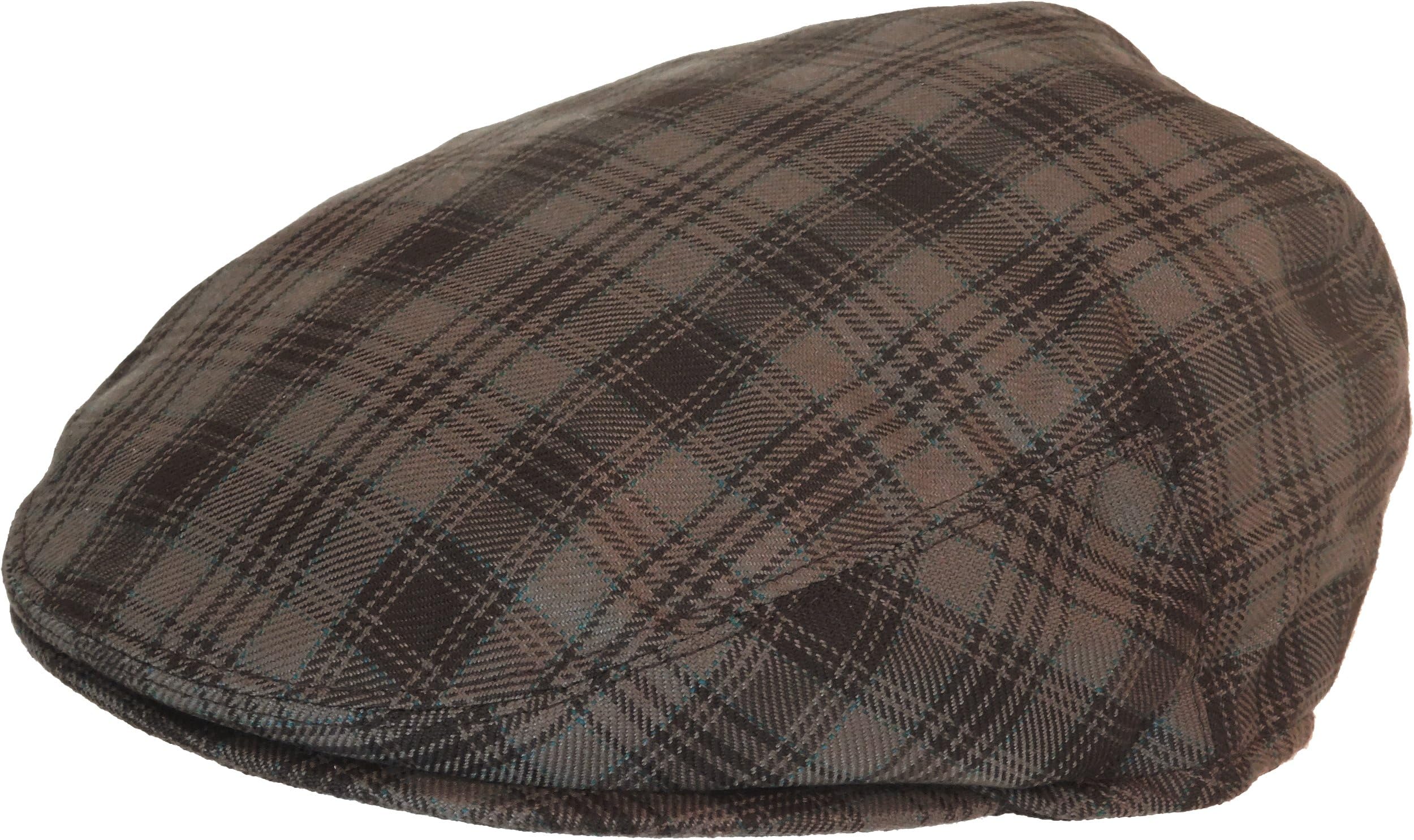 Summer Plaid Ivy Scally Driver Cap Polyester Flat Hat